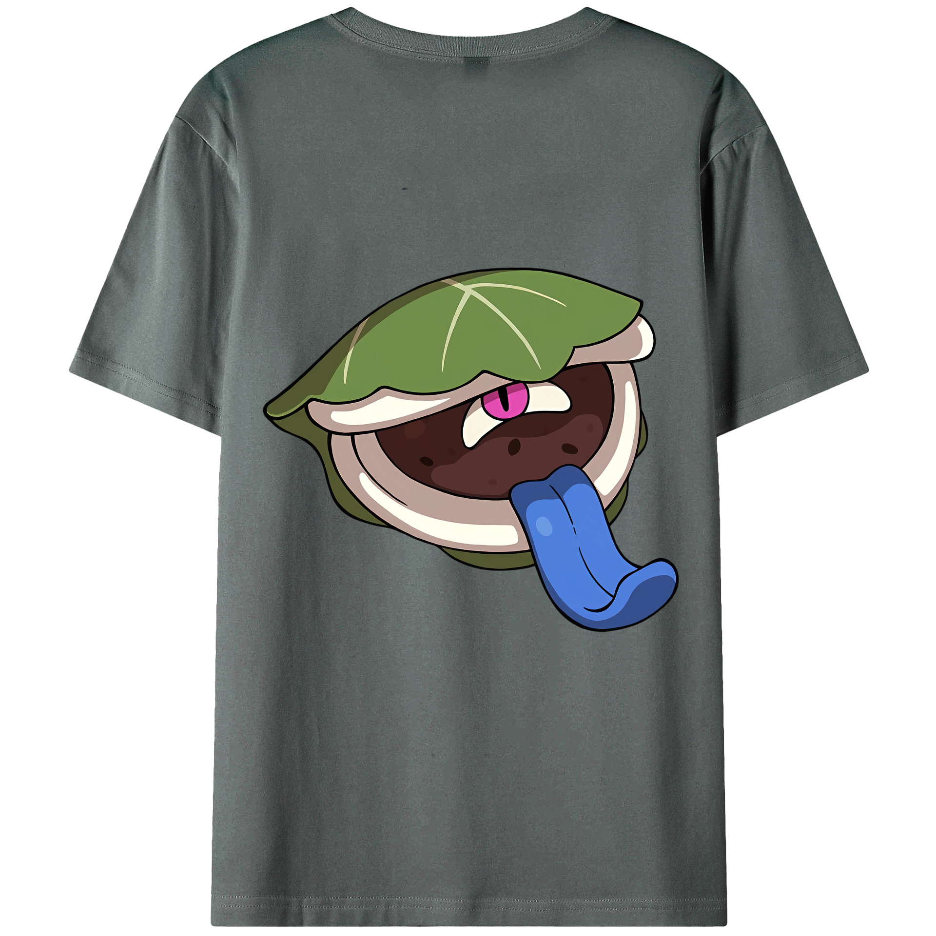（画像用） 妖怪ウォッチ Yo-kai Watch 綿100％ メンズ半袖Tシャツ（バックプリント） 通気性